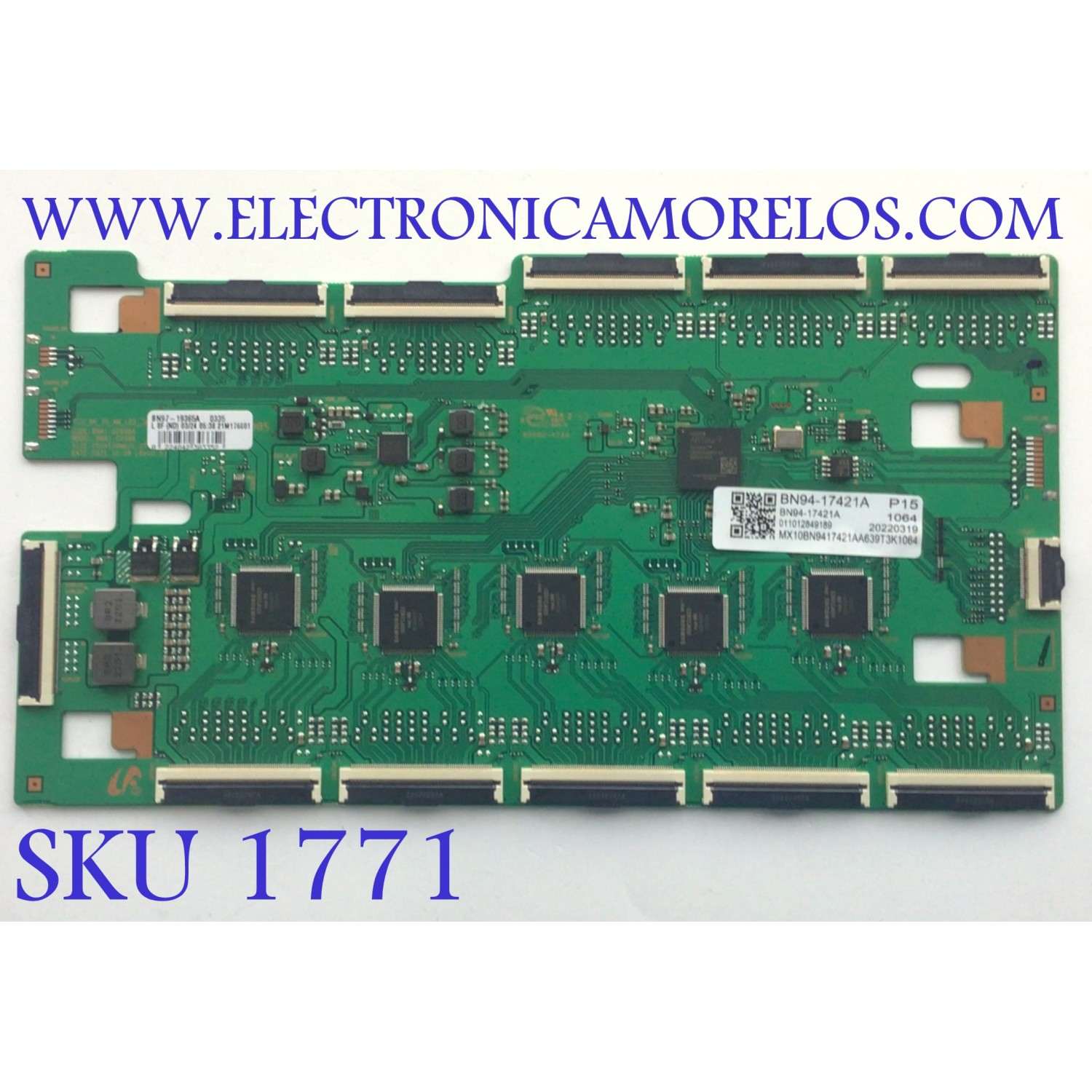 LED DRIVER PARA TV SAMSUNG / NUMERO DE PARTE BN94-17421A / BN41-02998A / BN97-19365A / BN9417421A / 17421A / NUMERO DE PANEL CY-TB085JLAV1H / DISPLAY BN96-54608A / T750MVR03.0 / MODELO QN85QN900BFXZA